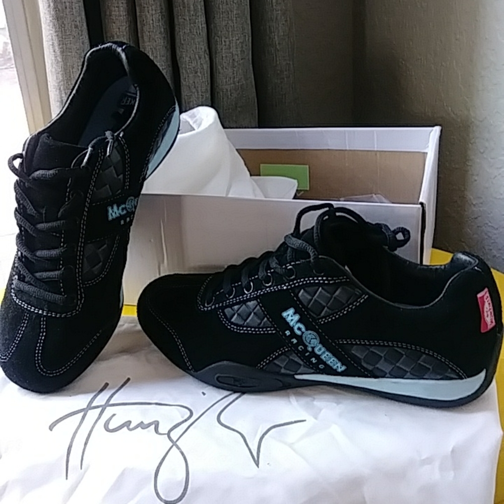 Hunziker Steve McQueen "track day" racing shoes. US 5 Euro 38